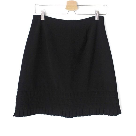 Larry Levine Stretch Mini Skirt with Ruffles in 8 - Picture 1 of 5